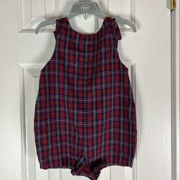 Beaux Belle Smocked Boys Romper Size 6m - Picture 3 of 4